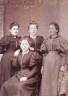 1898 - De 4 søstre fra Aagård - Frederikke til højre